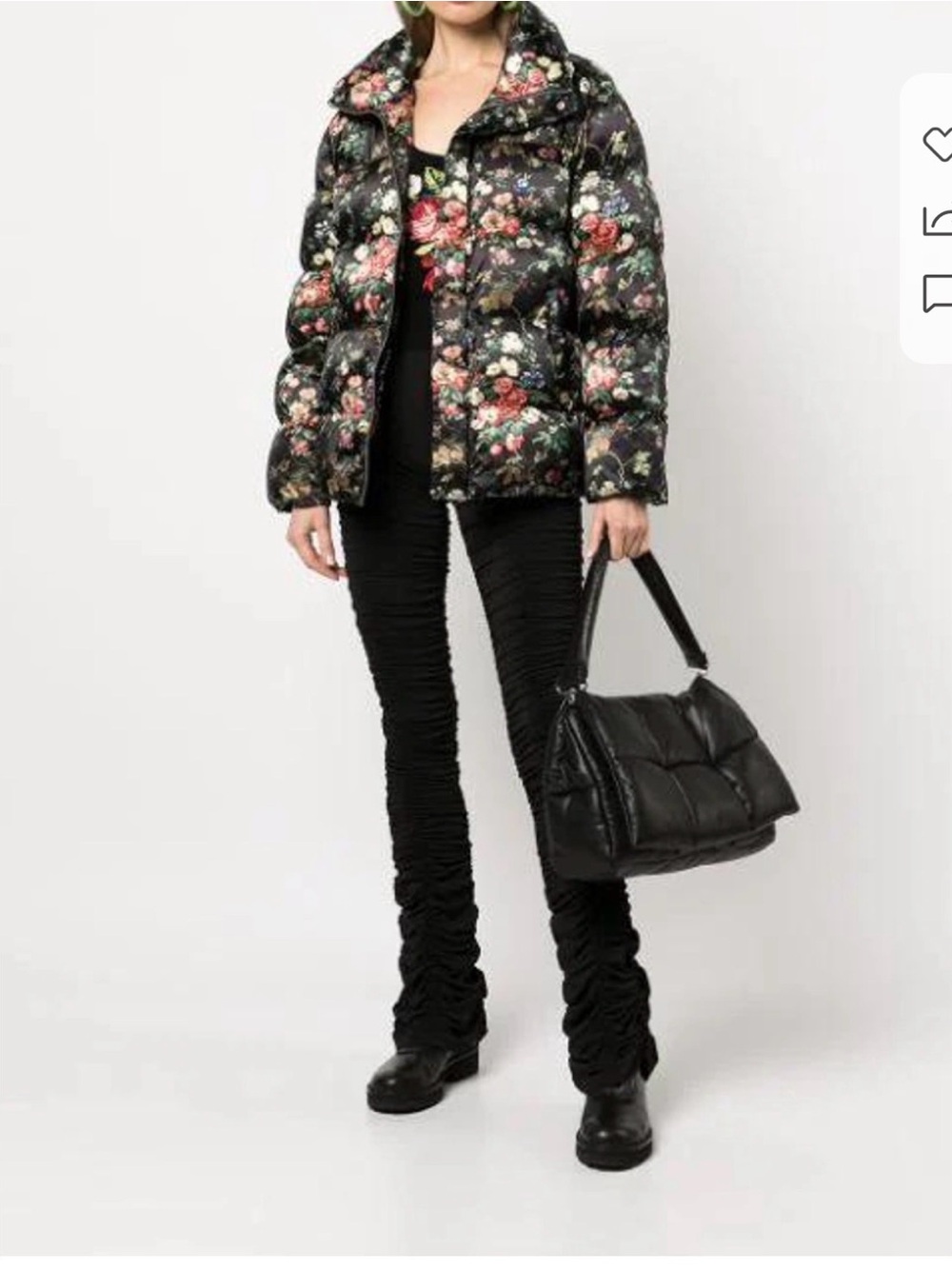STAUD Ace Floral Puffer Coat